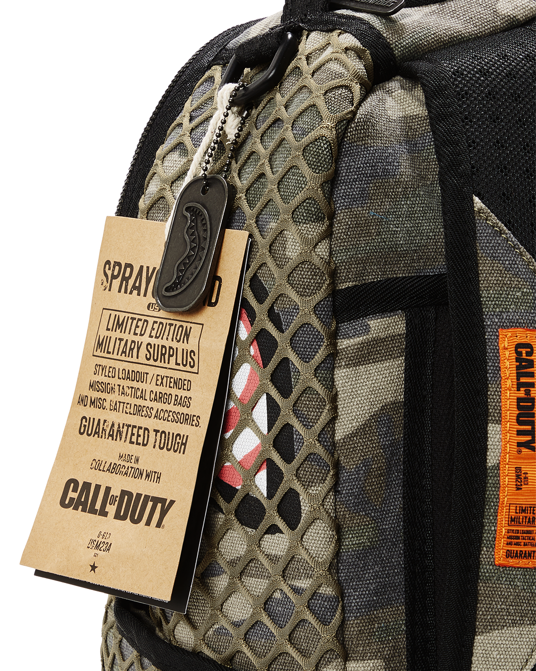SPRAYGROUND CALL OF DUTY SECRET MISSION BACKPACK