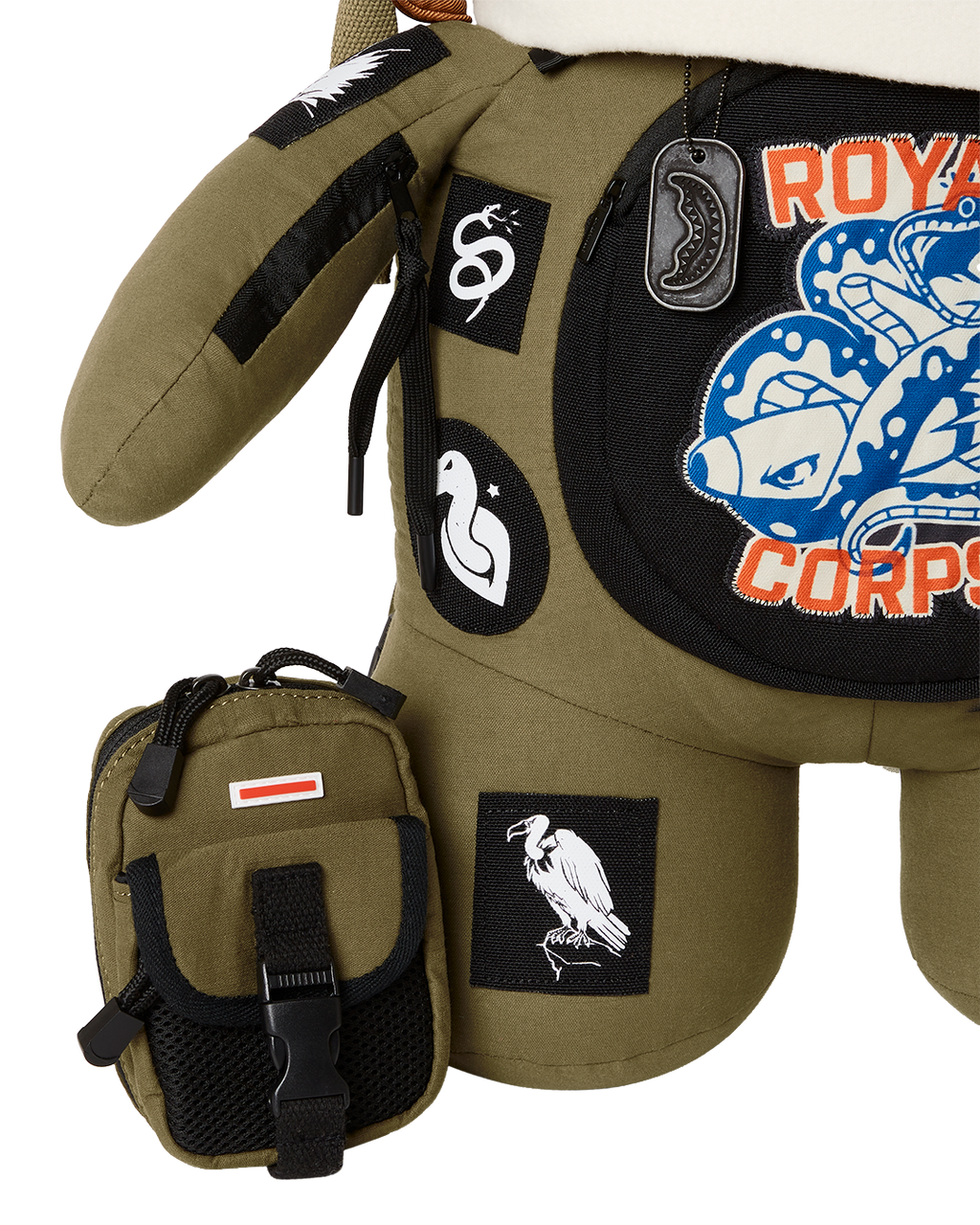 SPRAYGROUND CALL OF DUTY AVIATOR FEARLESS MONEYBEAR TEDDYBEAR BACKPACK