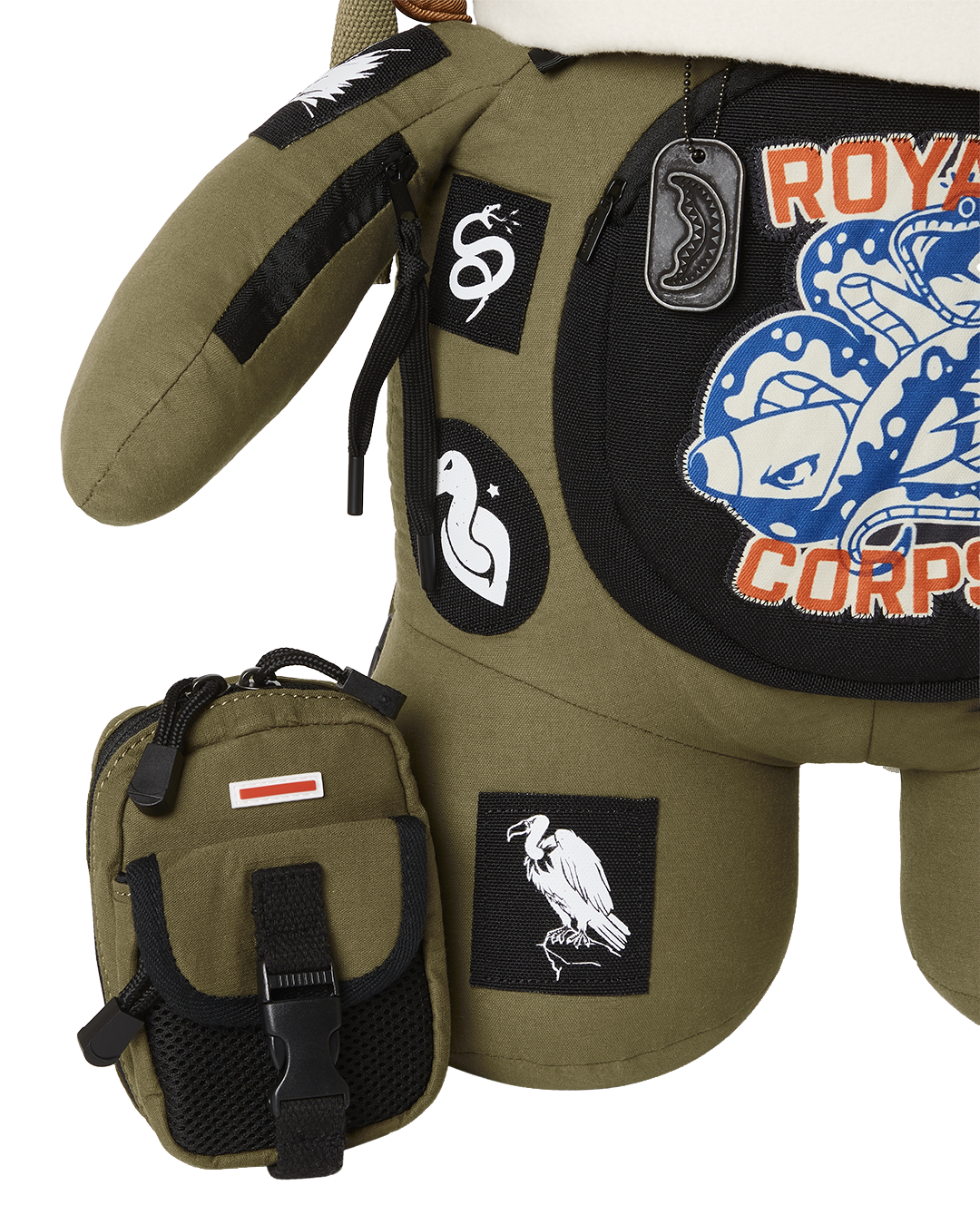 SPRAYGROUND CALL OF DUTY AVIATOR FEARLESS MONEYBEAR TEDDYBEAR BACKPACK