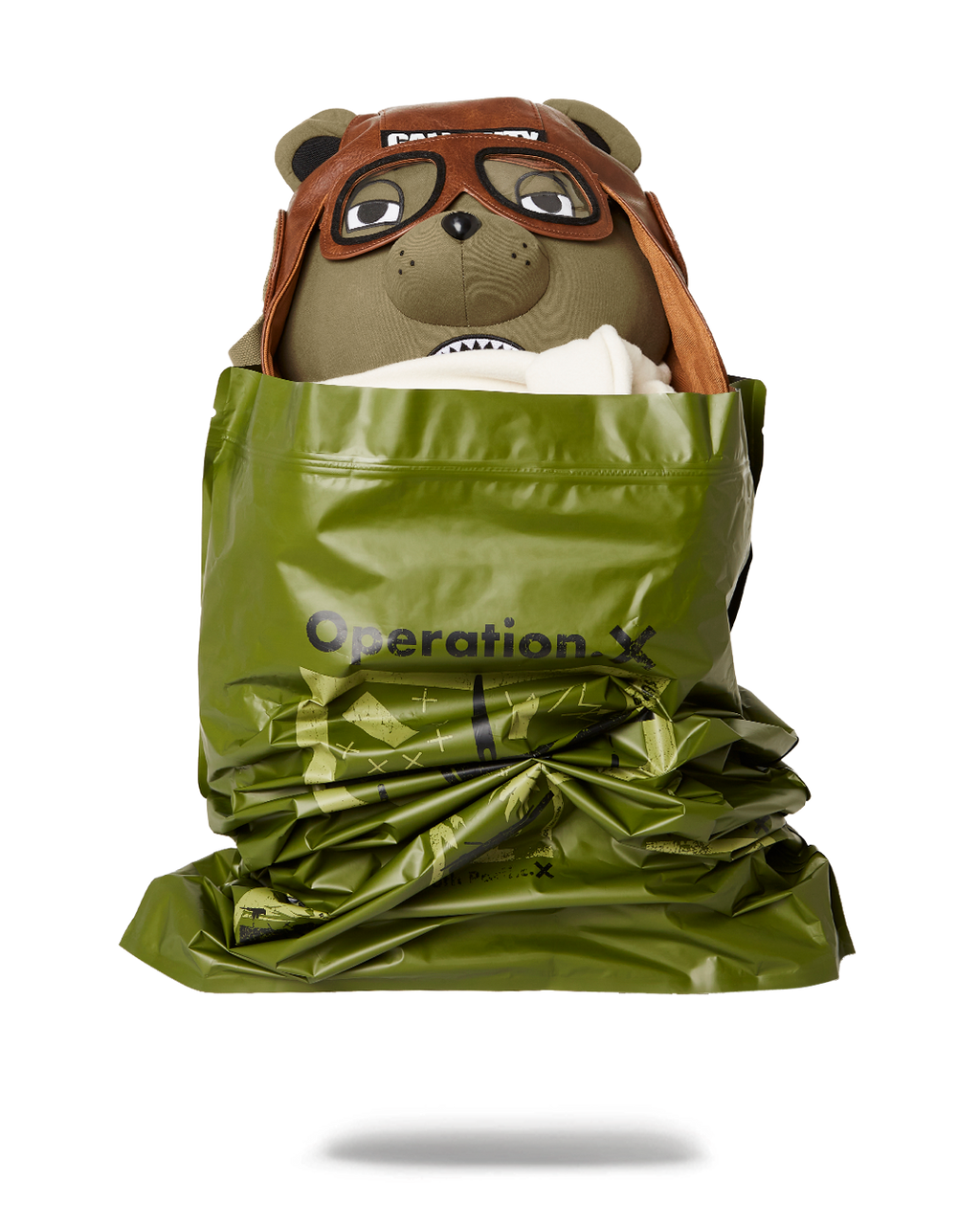 SPRAYGROUND CALL OF DUTY AVIATOR FEARLESS MONEYBEAR TEDDYBEAR BACKPACK
