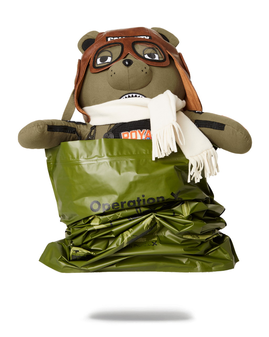 SPRAYGROUND CALL OF DUTY AVIATOR FEARLESS MONEYBEAR TEDDYBEAR BACKPACK