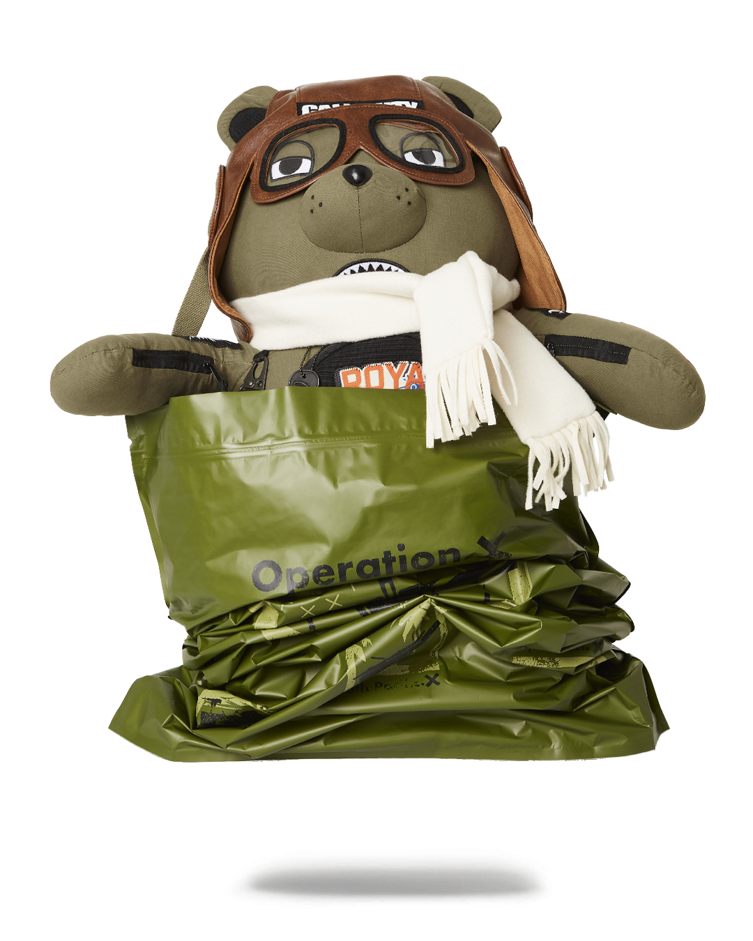 SPRAYGROUND CALL OF DUTY AVIATOR FEARLESS MONEYBEAR TEDDYBEAR BACKPACK