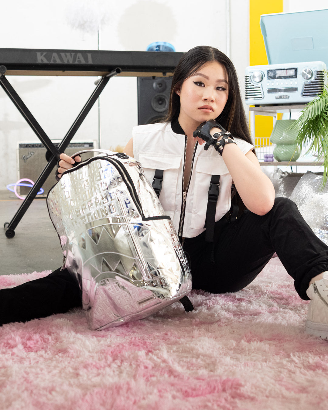 SPRAYGROUND FUTURE TITAN (METALLIC) BACKPACK (DLXV)