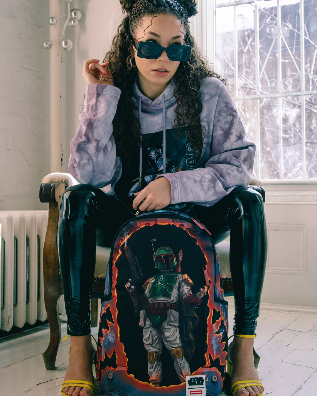 SPRAYGROUND STAR WARS BOBA FETT BLOWOUT SHARK BACKPACK