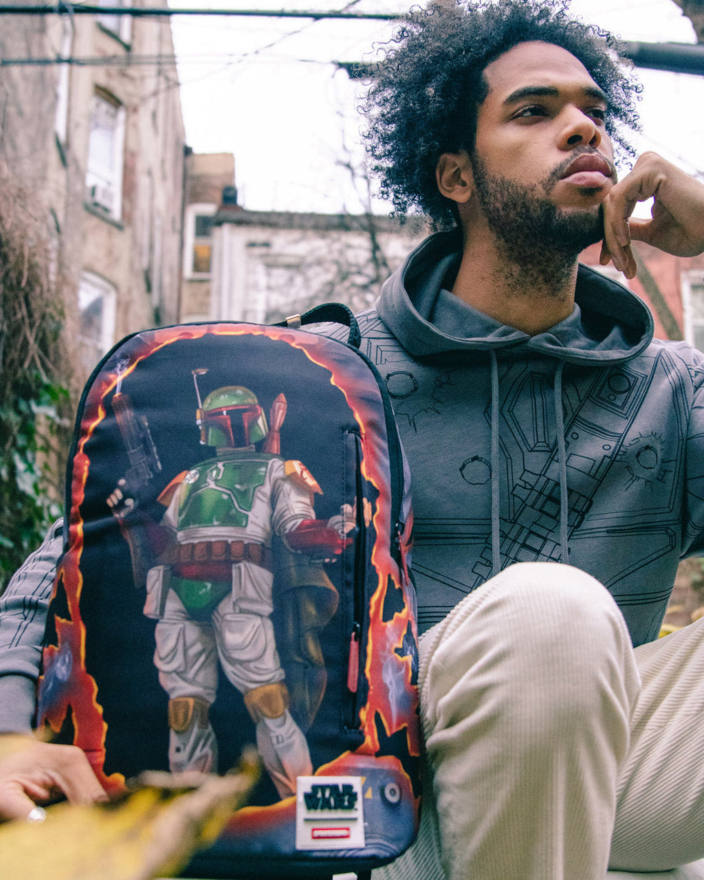 SPRAYGROUND STAR WARS BOBA FETT BLOWOUT SHARK BACKPACK