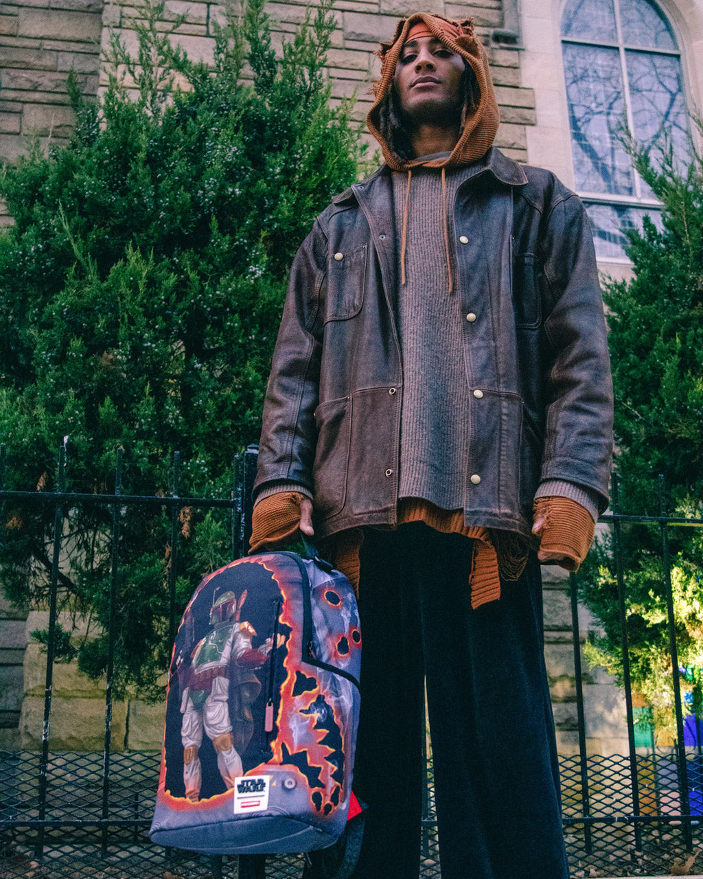 SPRAYGROUND STAR WARS BOBA FETT BLOWOUT SHARK BACKPACK