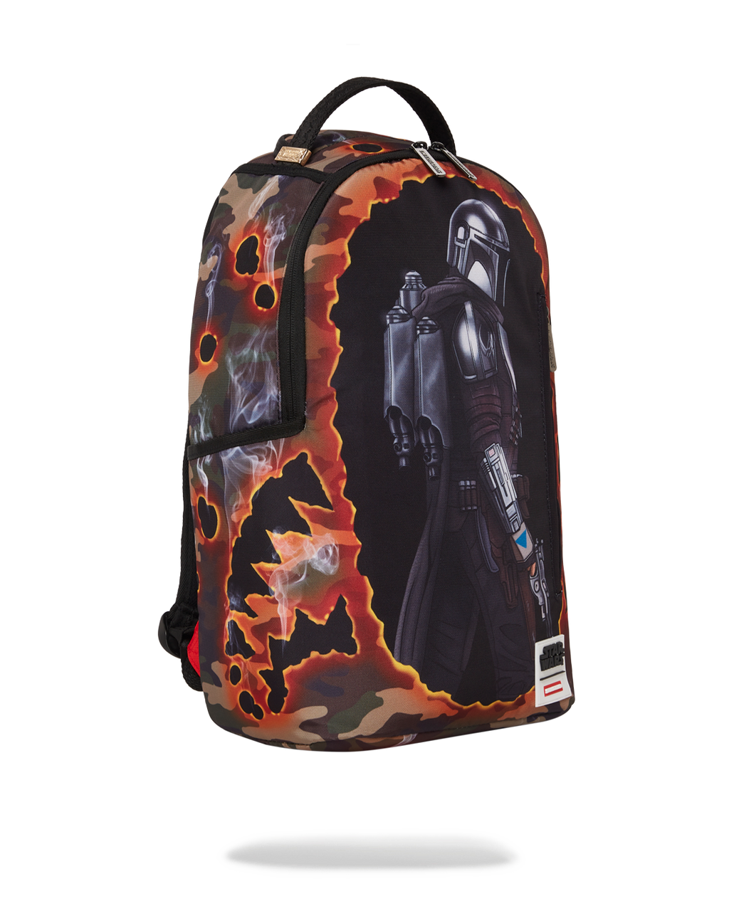 SPRAYGROUND STAR WARS MANDALORIAN BLOWOUT SHARK BACKPACK