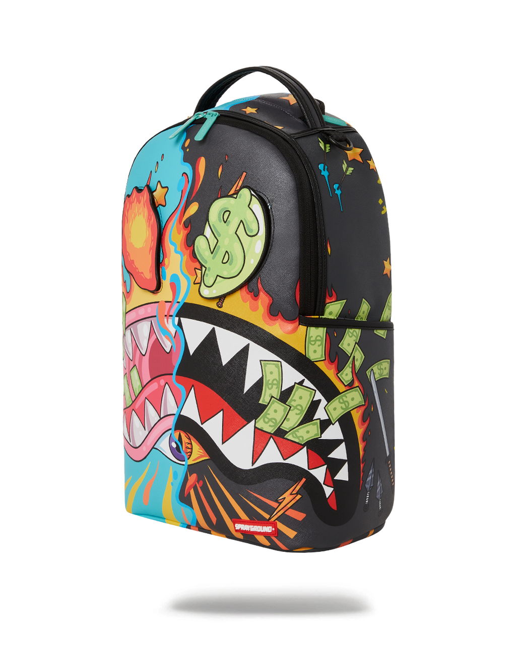 SPRAYGROUND DAZED & SHARK DOUBLE LIFE (WITH REMOVABLE EYE PATCHES)