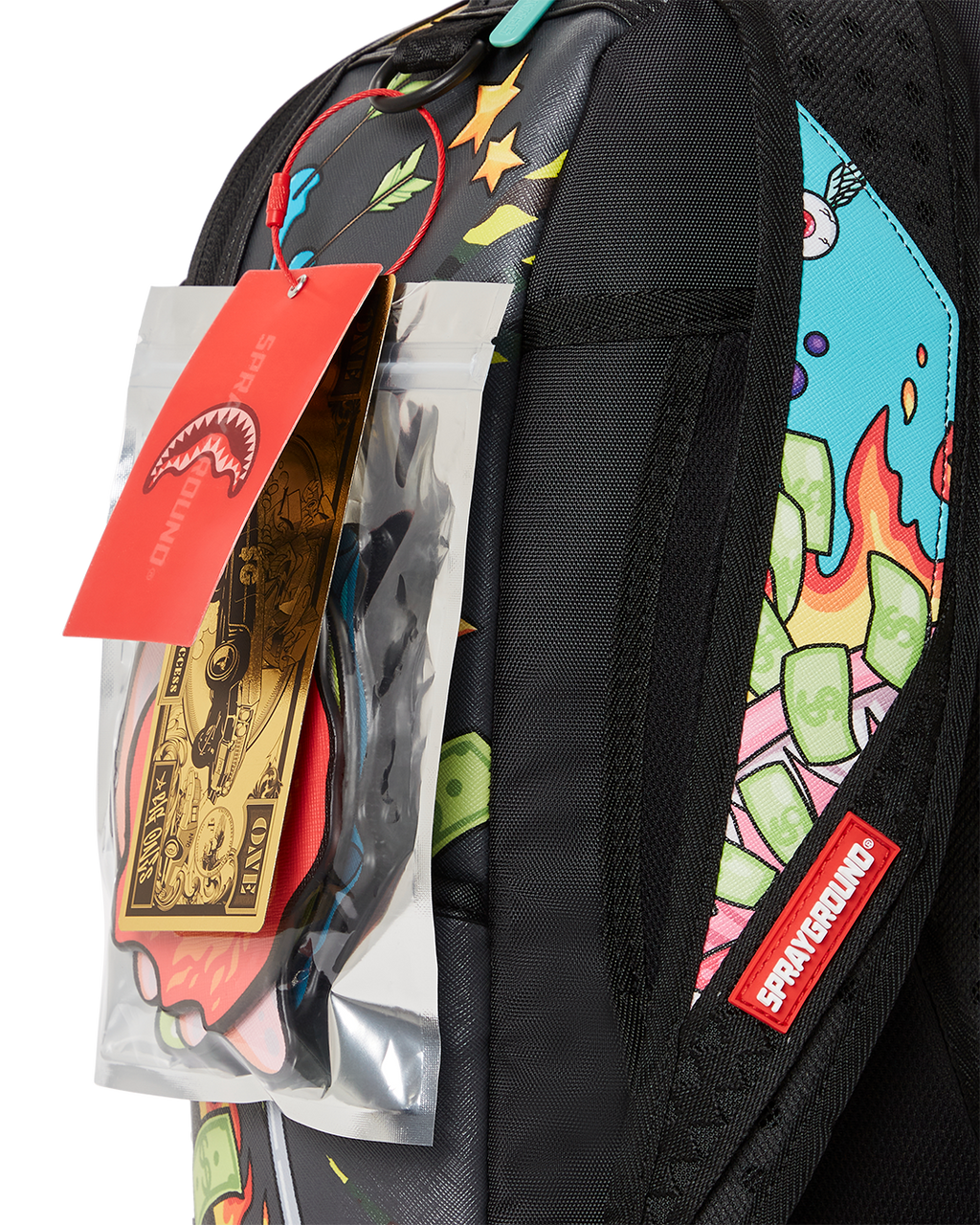 SPRAYGROUND DAZED & SHARK DOUBLE LIFE (WITH REMOVABLE EYE PATCHES)