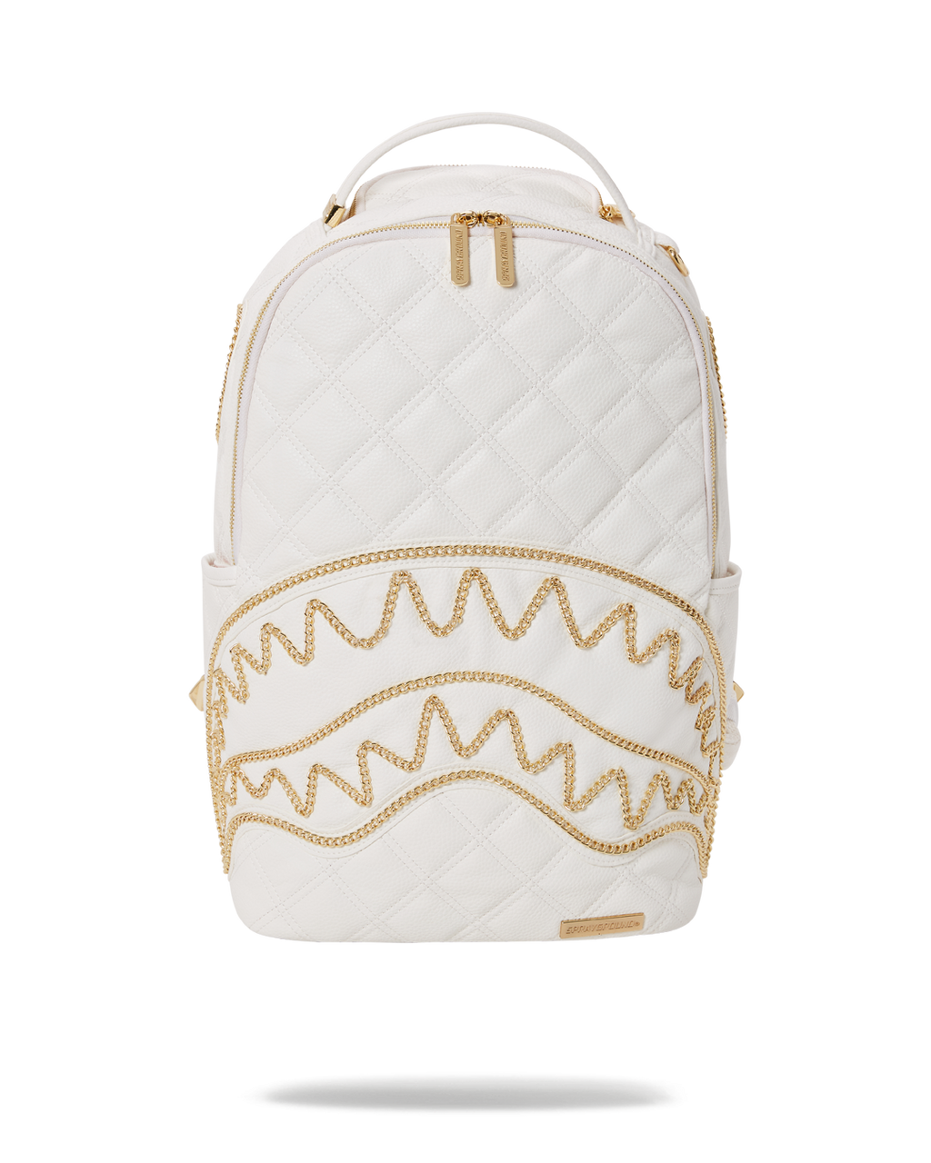 SPRAYGROUND RIVIERA LE BLANC GOLD CHAIN SHARK BACKPACK (DLXV)