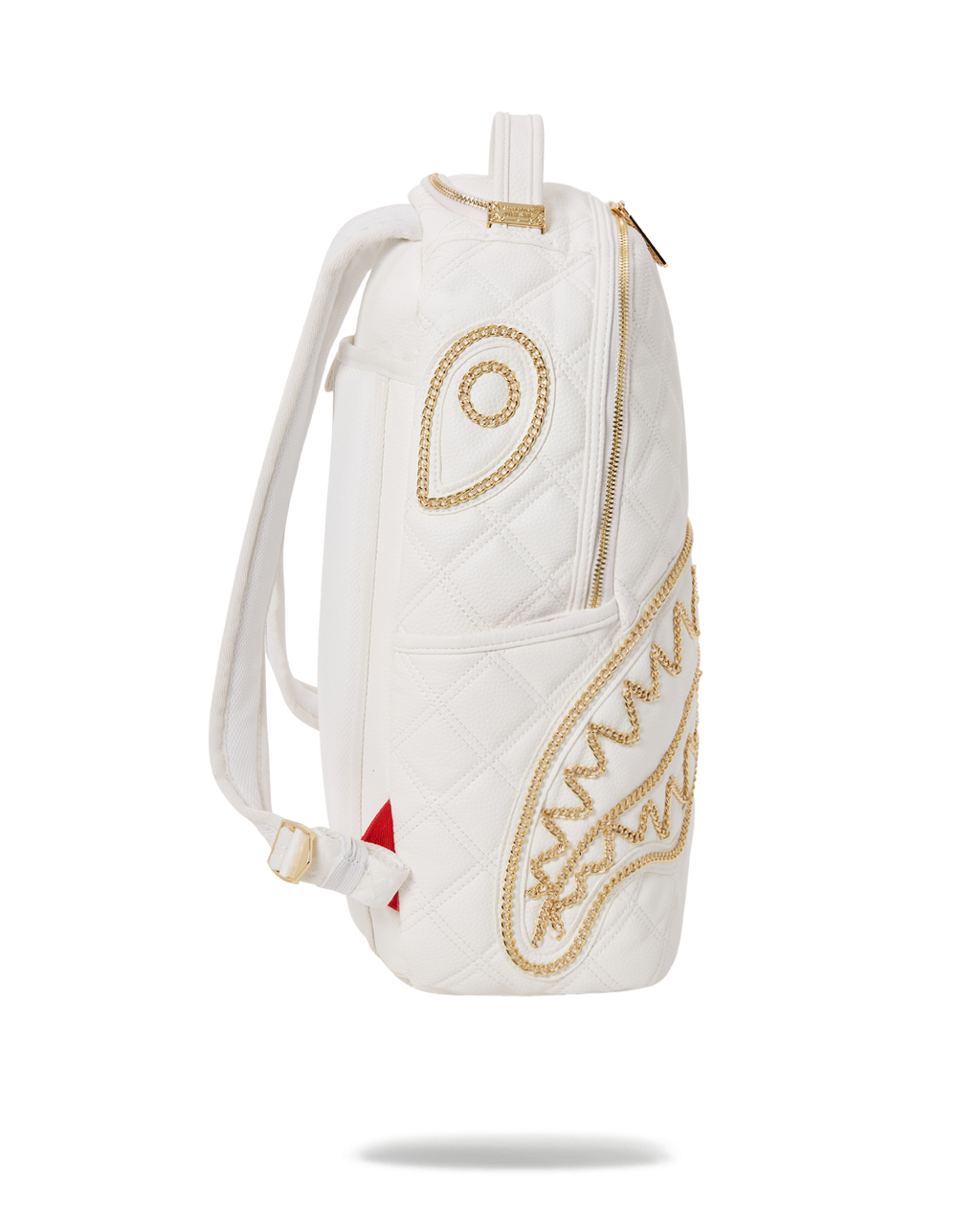 SPRAYGROUND RIVIERA LE BLANC GOLD CHAIN SHARK BACKPACK (DLXV)