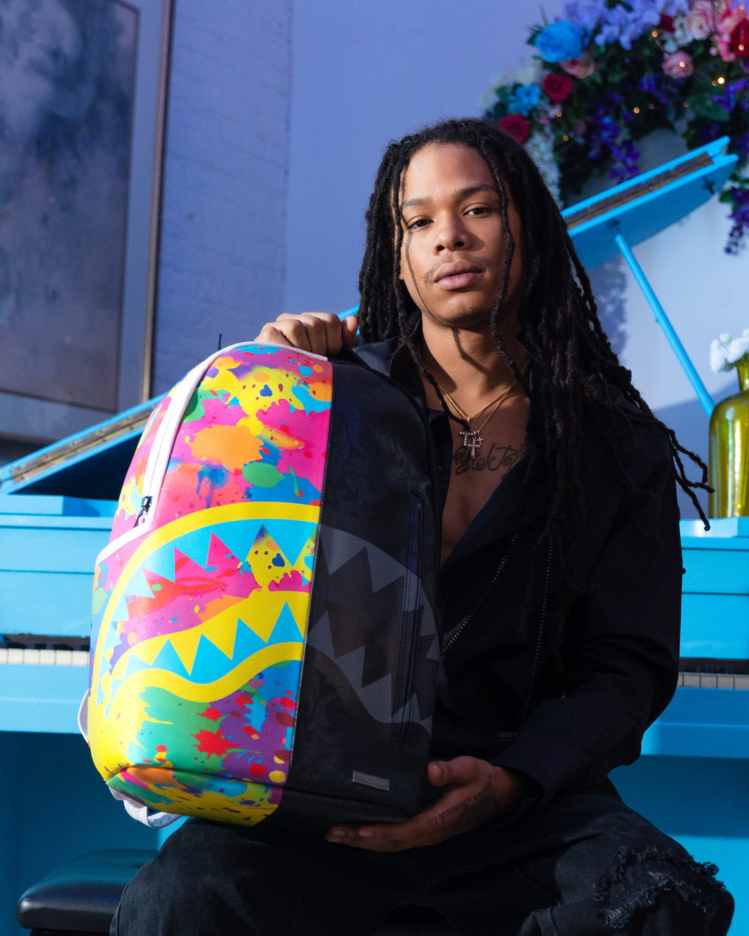 SPRAYGROUND EUPHORIC DARKNESS BACKPACK (DLXV)