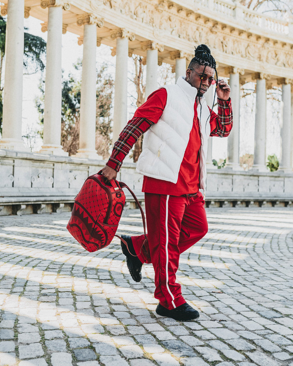 SPRAYGROUND MONEY PATTERN BRICK BACKPACK (DLXV)