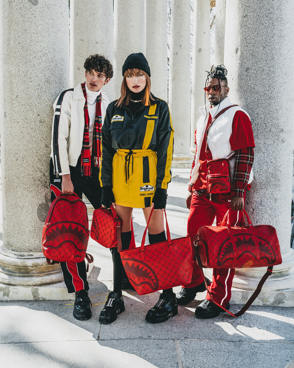 SPRAYGROUND MONEY PATTERN BRICK BACKPACK (DLXV)