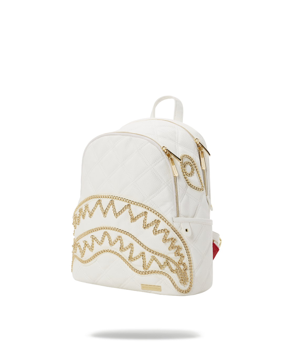 SPRAYGROUND RIVIERA LE BLANC GOLD CHAIN SHARK SAVAGE BACKPACK