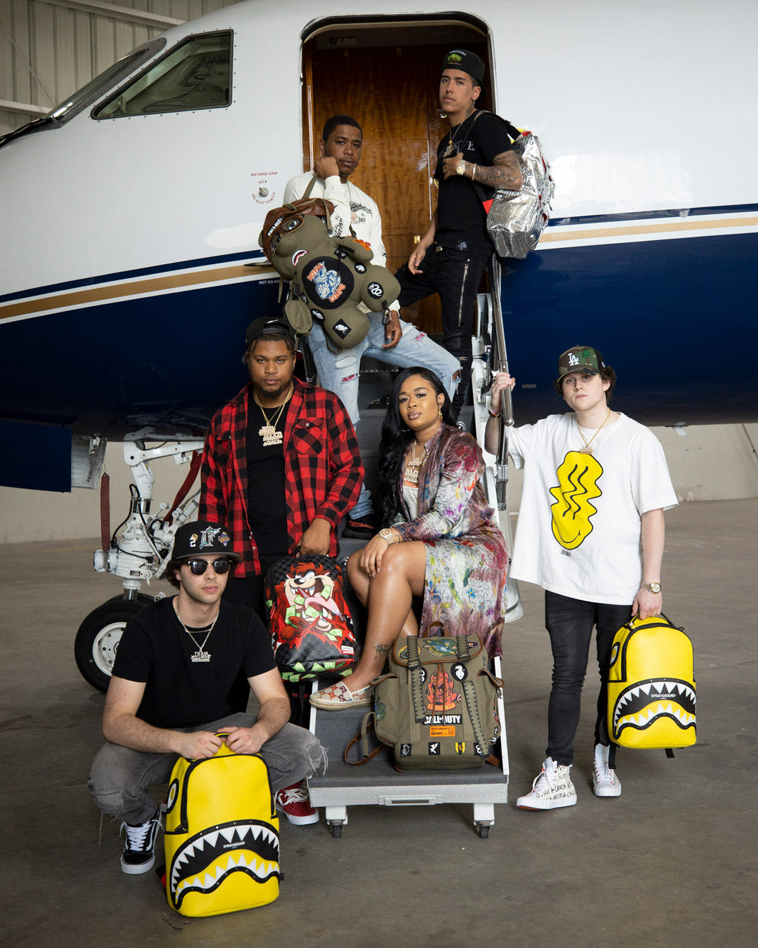 SPRAYGROUND SHARKS IN TAZ TEARUP (DLXV)