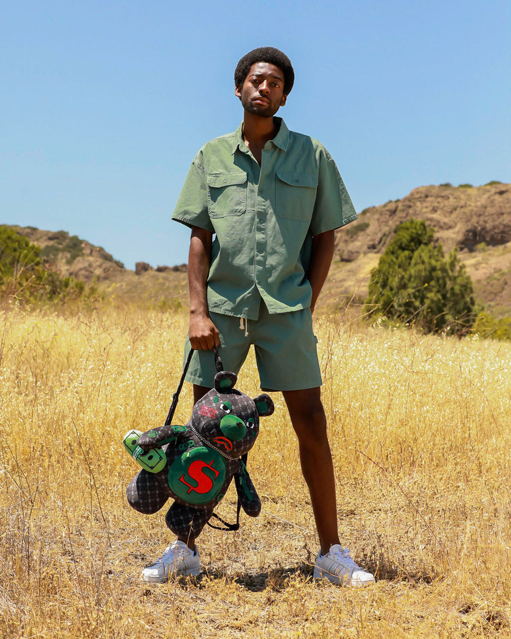 SPRAYGROUND DINERO MONEYBEAR TEDDYBEAR BACKPACK