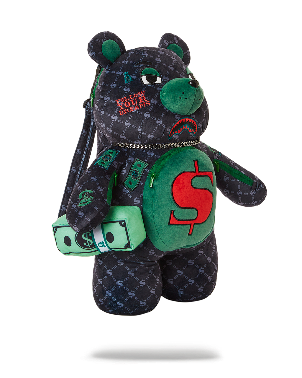 SPRAYGROUND DINERO MONEYBEAR TEDDYBEAR BACKPACK