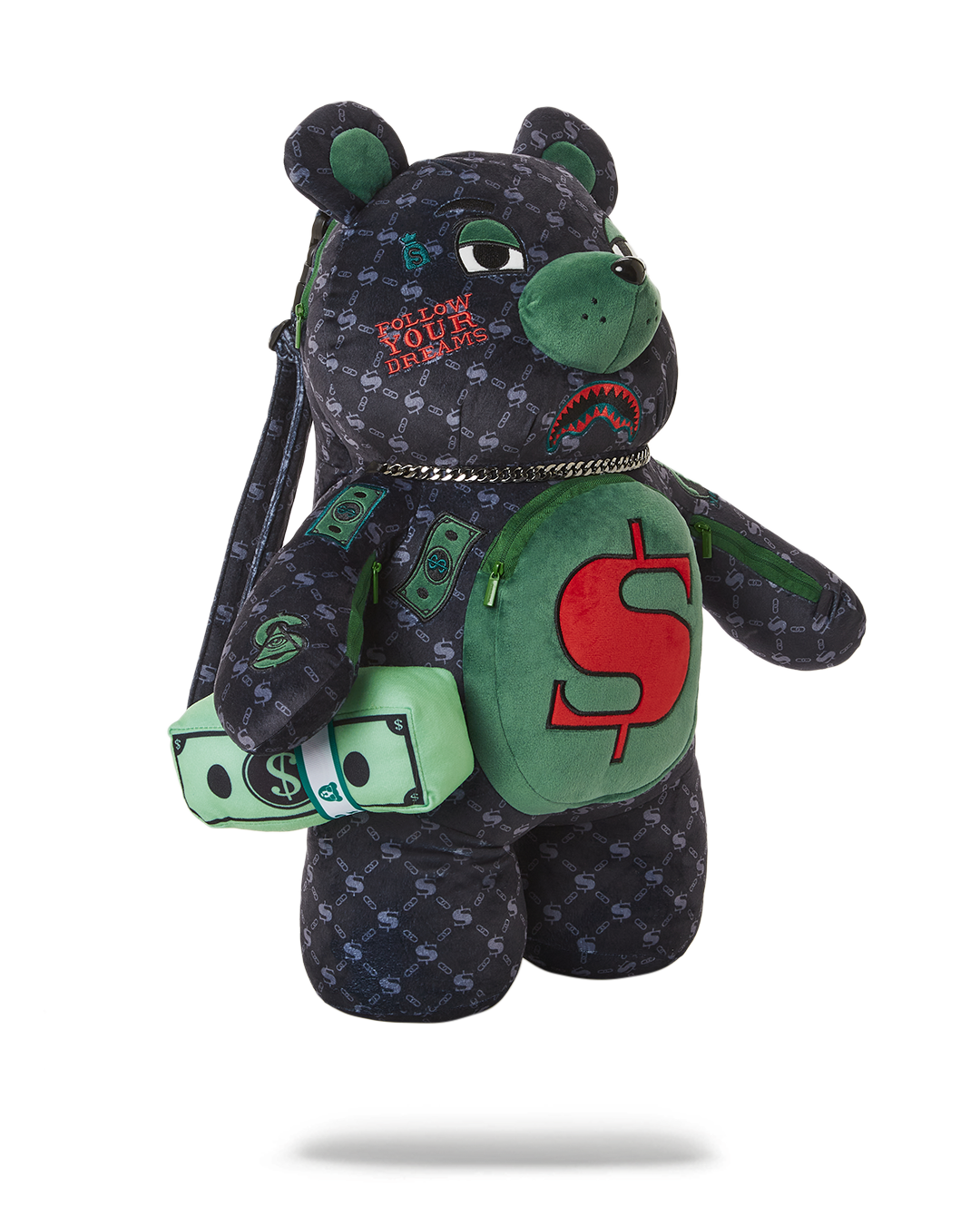SPRAYGROUND DINERO MONEYBEAR TEDDYBEAR BACKPACK
