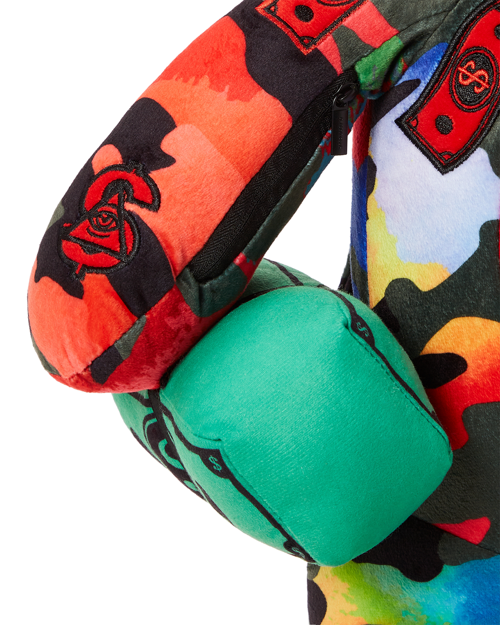 SPRAYGROUND CAMOBURST MONEYBEAR TEDDYBEAR BACKPACK