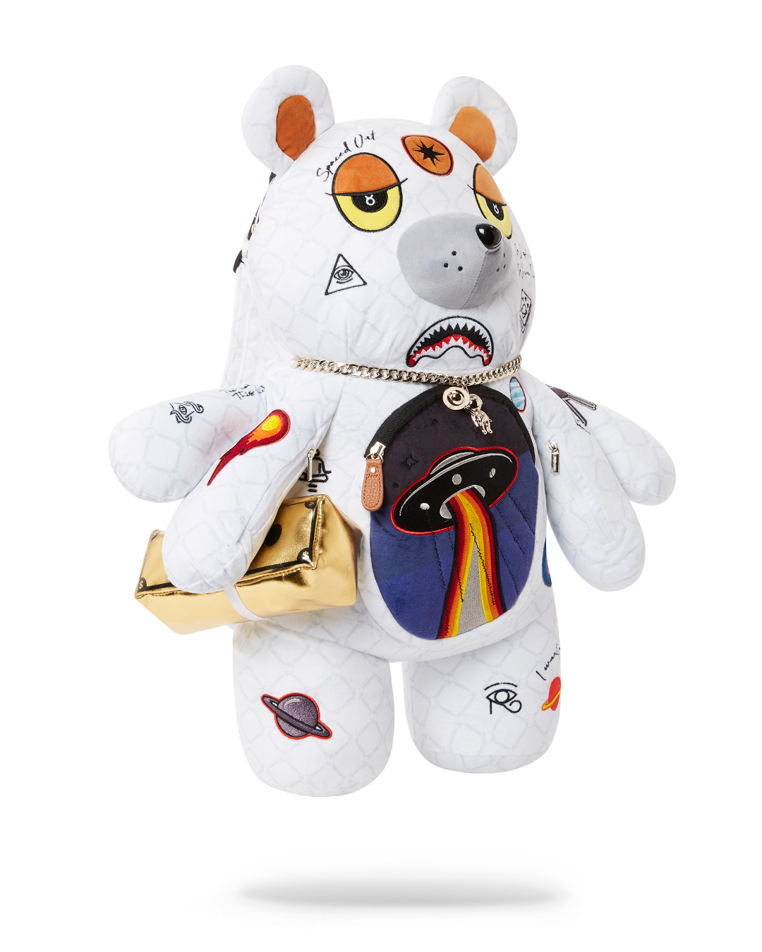 SPRAYGROUND UFO SPACED OUT MONEYBEAR TEDDYBEAR BACKPACK