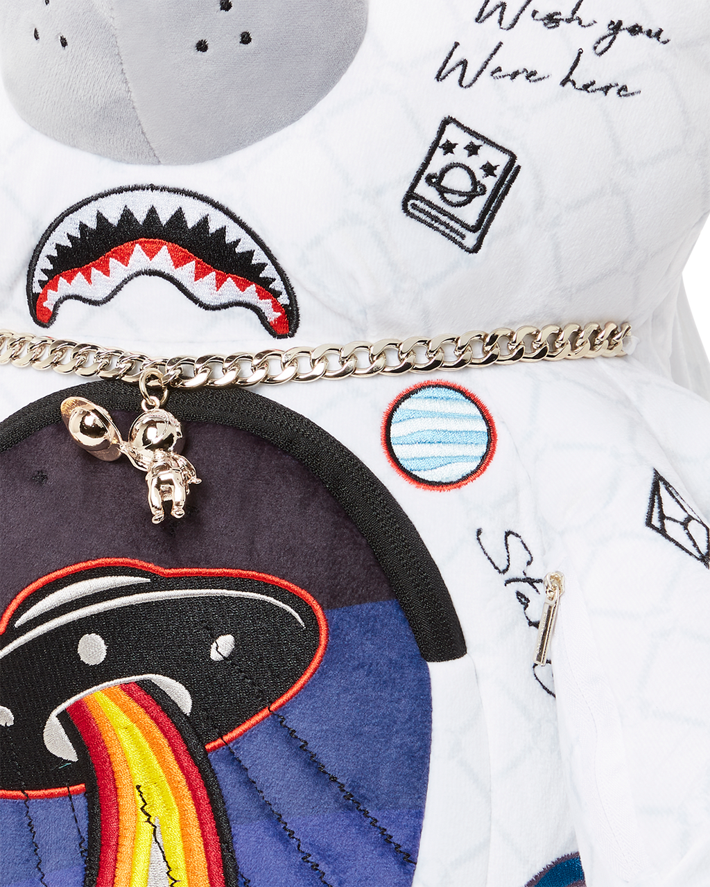 SPRAYGROUND UFO SPACED OUT MONEYBEAR TEDDYBEAR BACKPACK