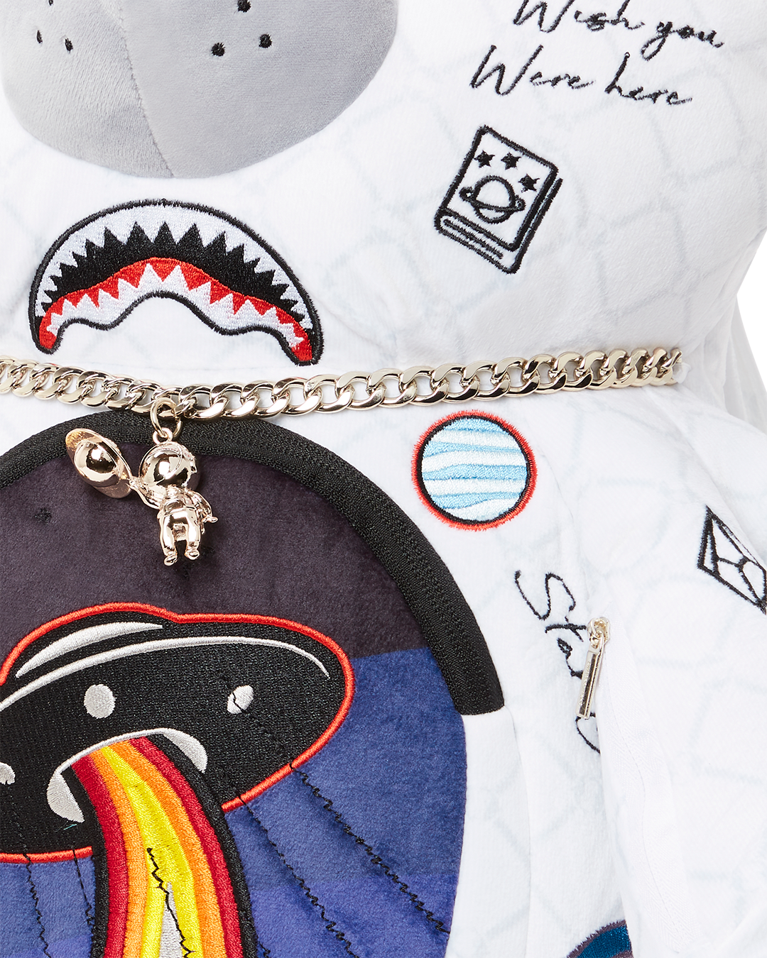 SPRAYGROUND UFO SPACED OUT MONEYBEAR TEDDYBEAR BACKPACK