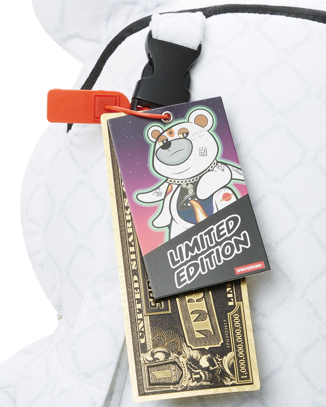 SPRAYGROUND UFO SPACED OUT MONEYBEAR TEDDYBEAR BACKPACK
