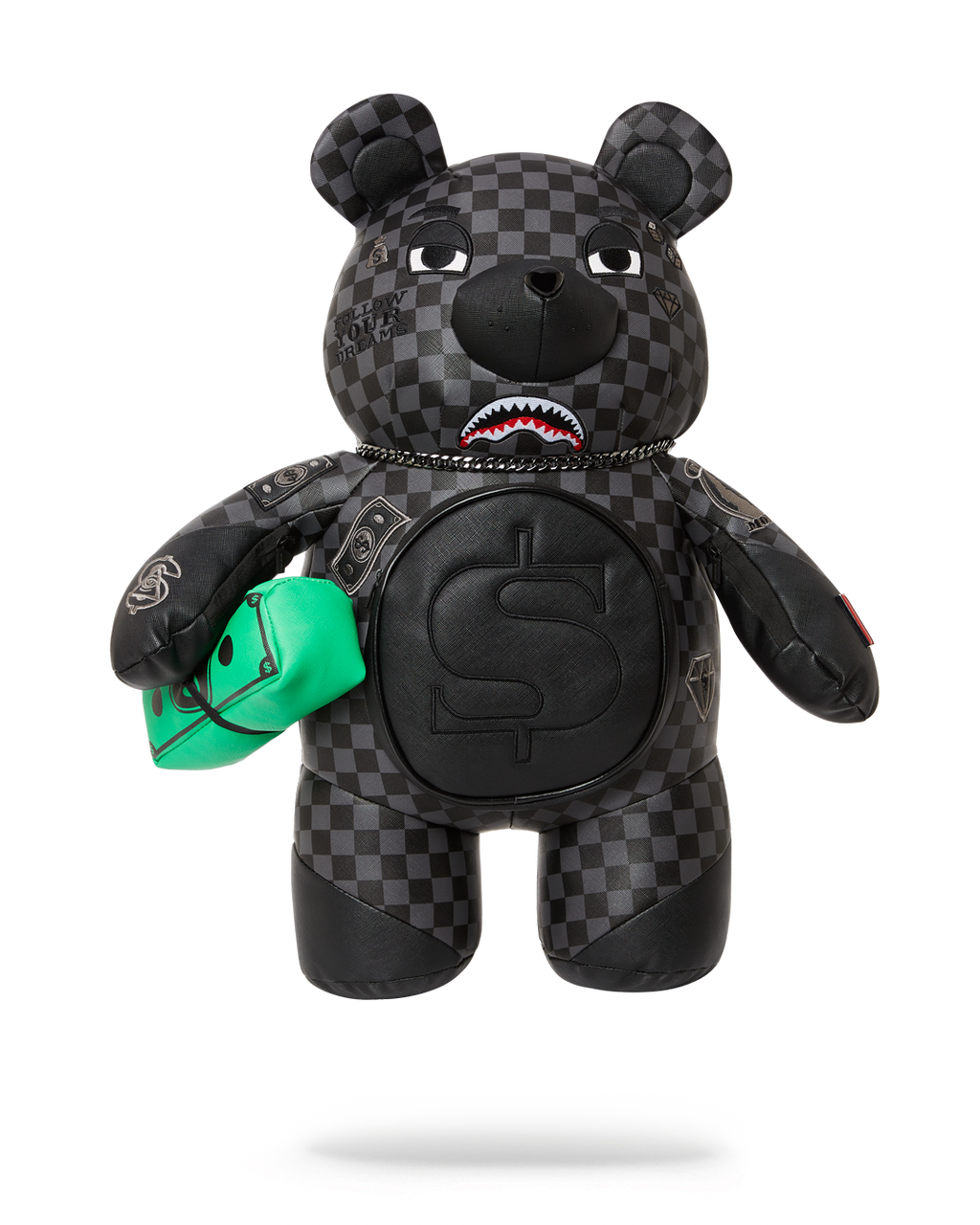 SPRAYGROUND HENNY AIIR TO THE THRONE MONEYBEAR TEDDYBEAR BACKPACK