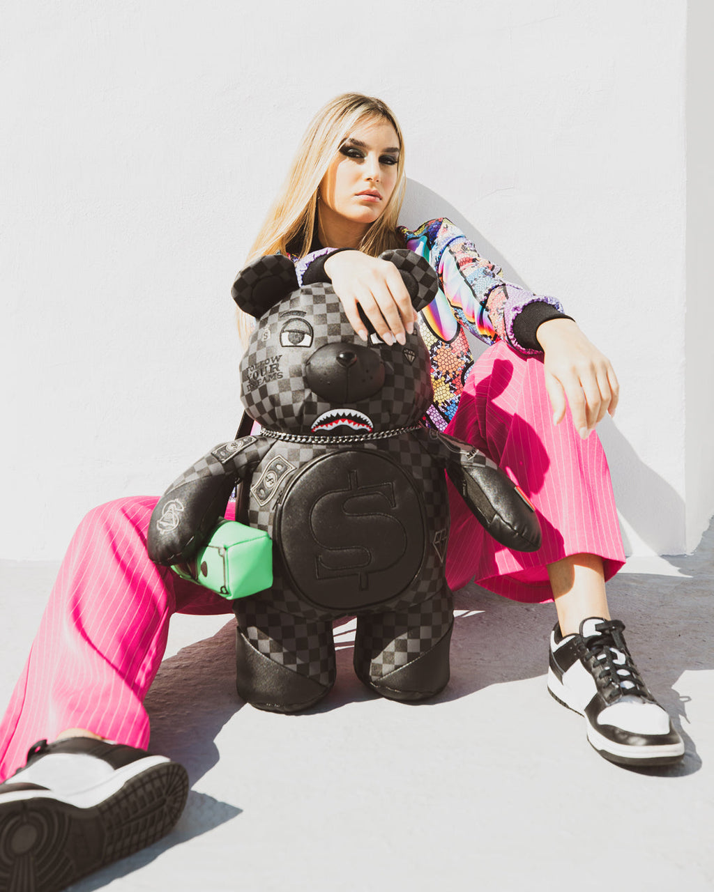 SPRAYGROUND HENNY AIIR TO THE THRONE MONEYBEAR TEDDYBEAR BACKPACK