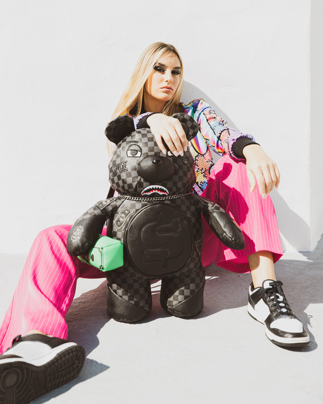 SPRAYGROUND HENNY AIIR TO THE THRONE MONEYBEAR TEDDYBEAR BACKPACK