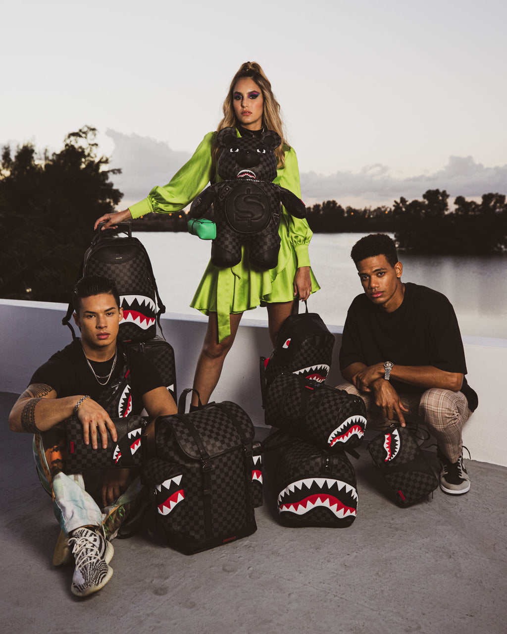 SPRAYGROUND HENNY AIIR TO THE THRONE MONEYBEAR TEDDYBEAR BACKPACK