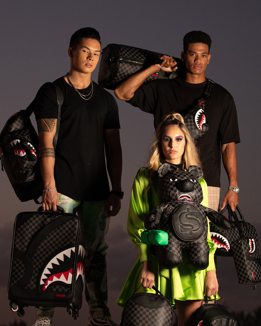 SPRAYGROUND HENNY AIIR TO THE THRONE MONEYBEAR TEDDYBEAR BACKPACK