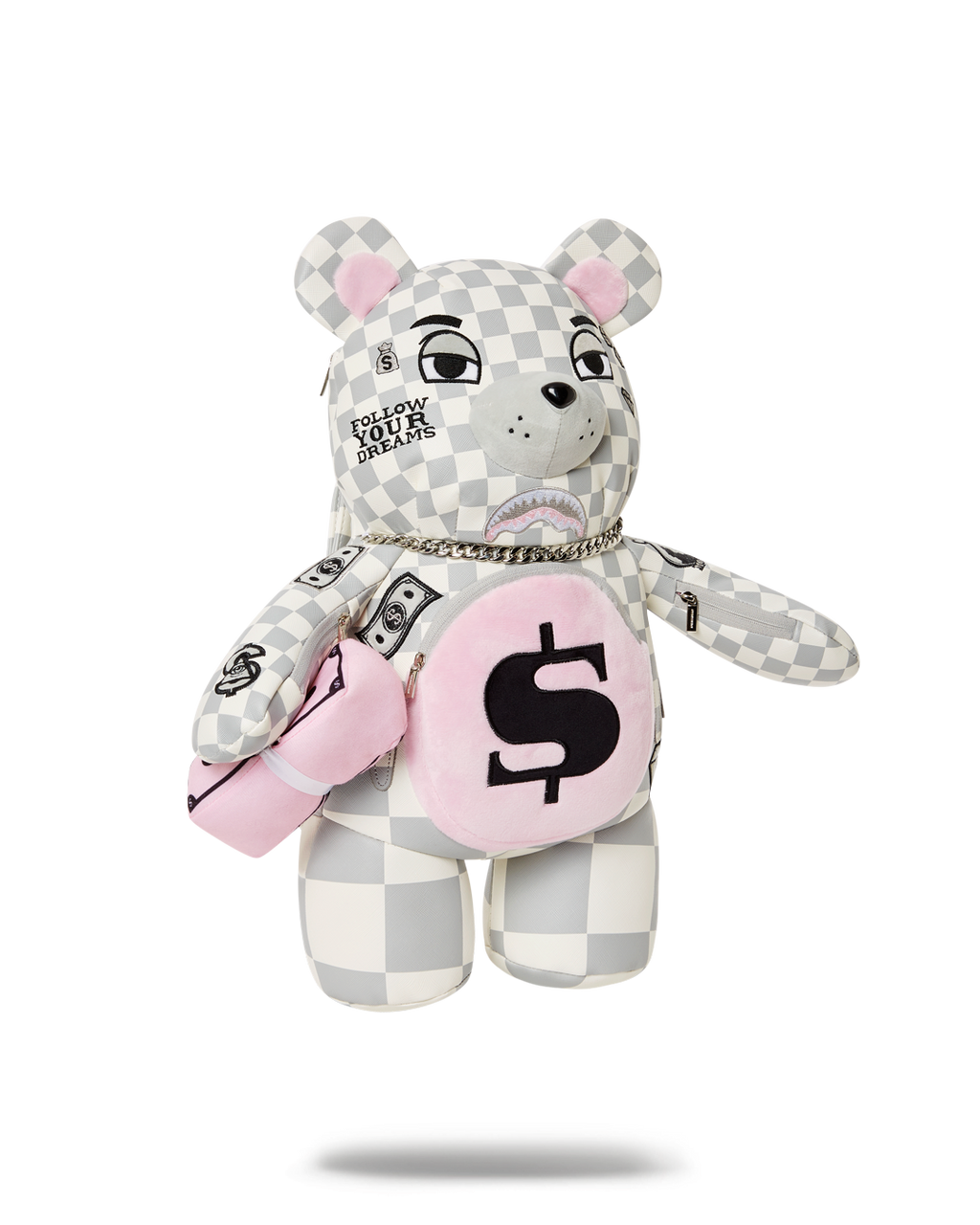 SPRAYGROUND XTC LA PALAIS MEDIUM MONEYBEAR TEDDYBEAR BACKPACK