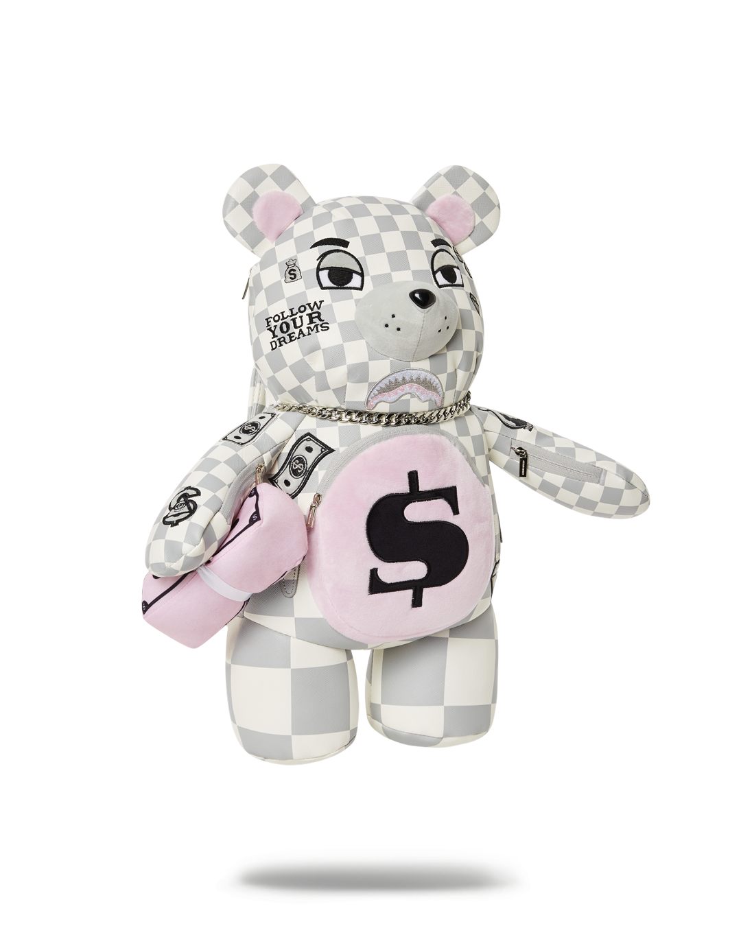 SPRAYGROUND XTC LA PALAIS MEDIUM MONEYBEAR TEDDYBEAR BACKPACK