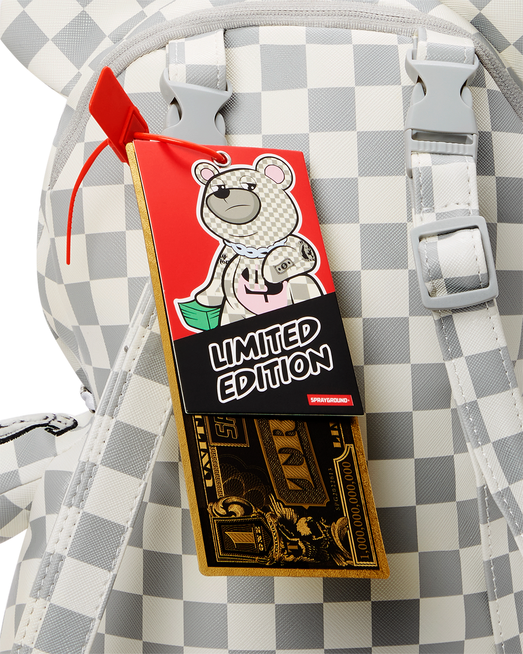 SPRAYGROUND XTC LA PALAIS MEDIUM MONEYBEAR TEDDYBEAR BACKPACK