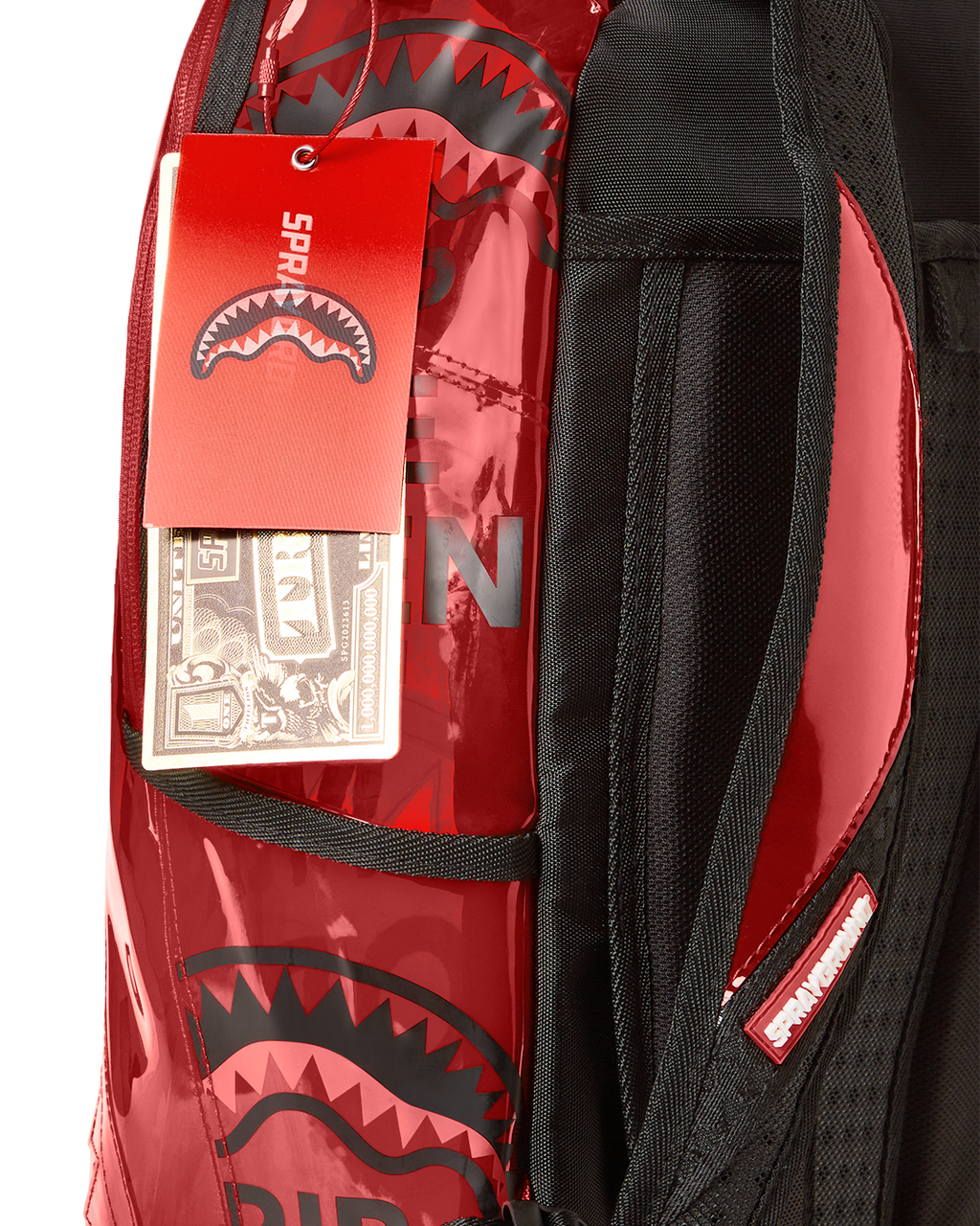 SPRAYGROUND RIP ME OPEN (RED) (VINYL)