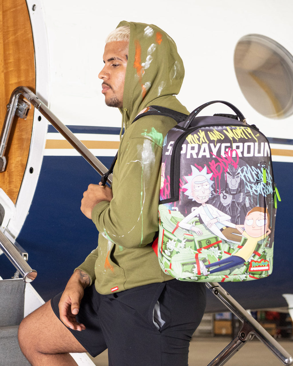 SPRAYGROUND RICK AND MORTY THE GOOD LIFE (DLXR)