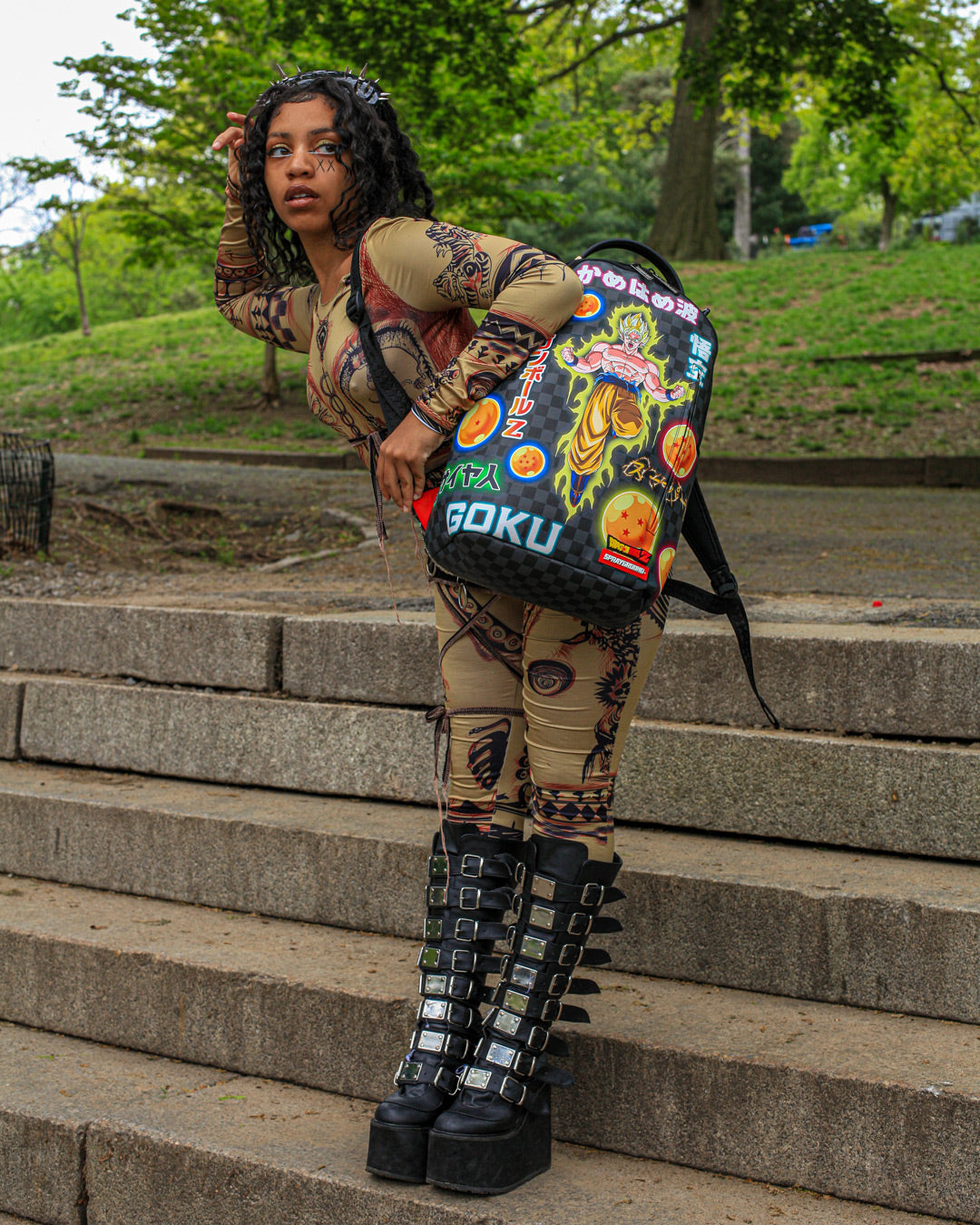 SPRAYGROUND DRAGON BALL Z NEON TRIP BACKPACK (DLXV)