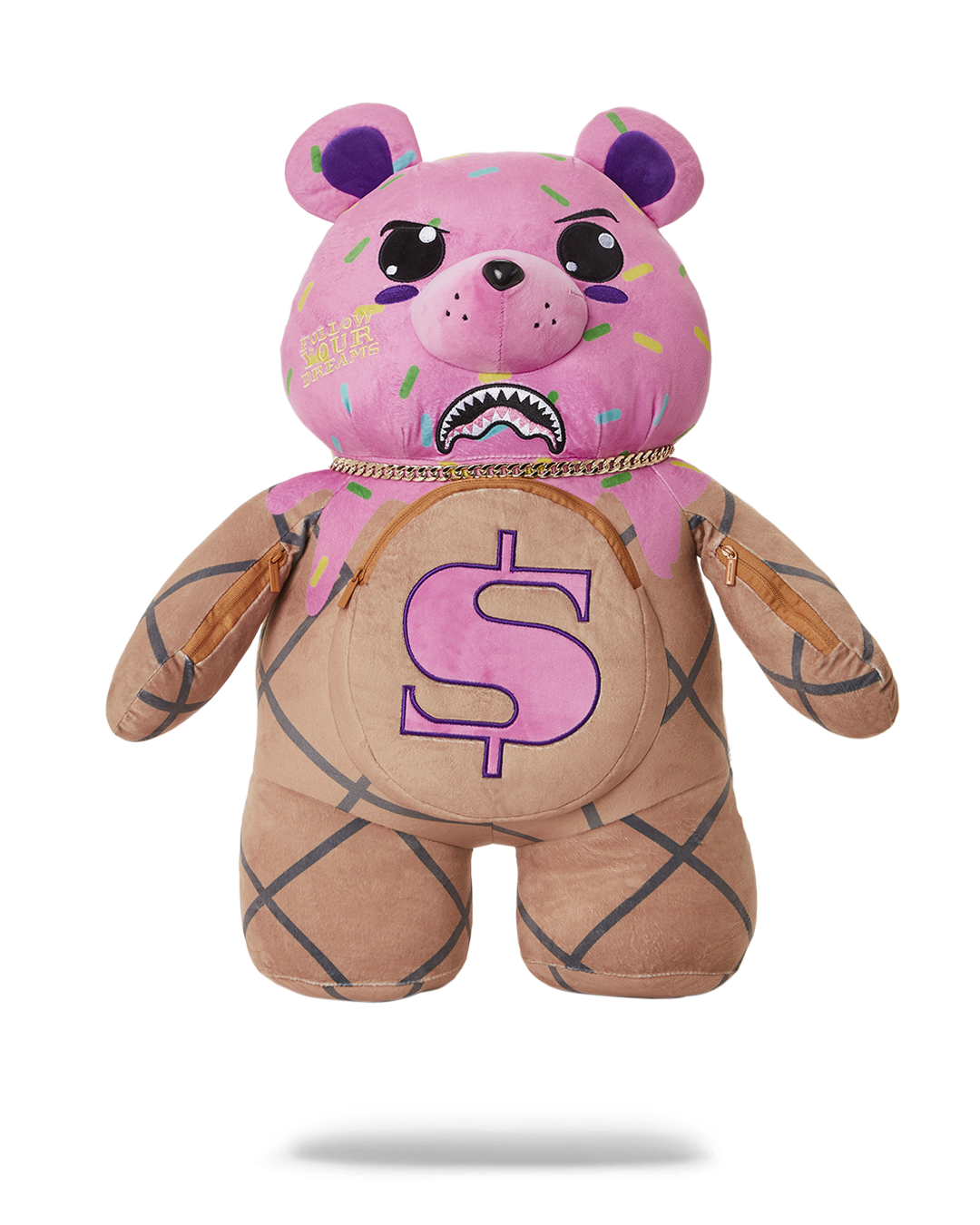 SPRAYGROUND I SCREAM MONEYBEAR TEDDYBEAR BACKPACK