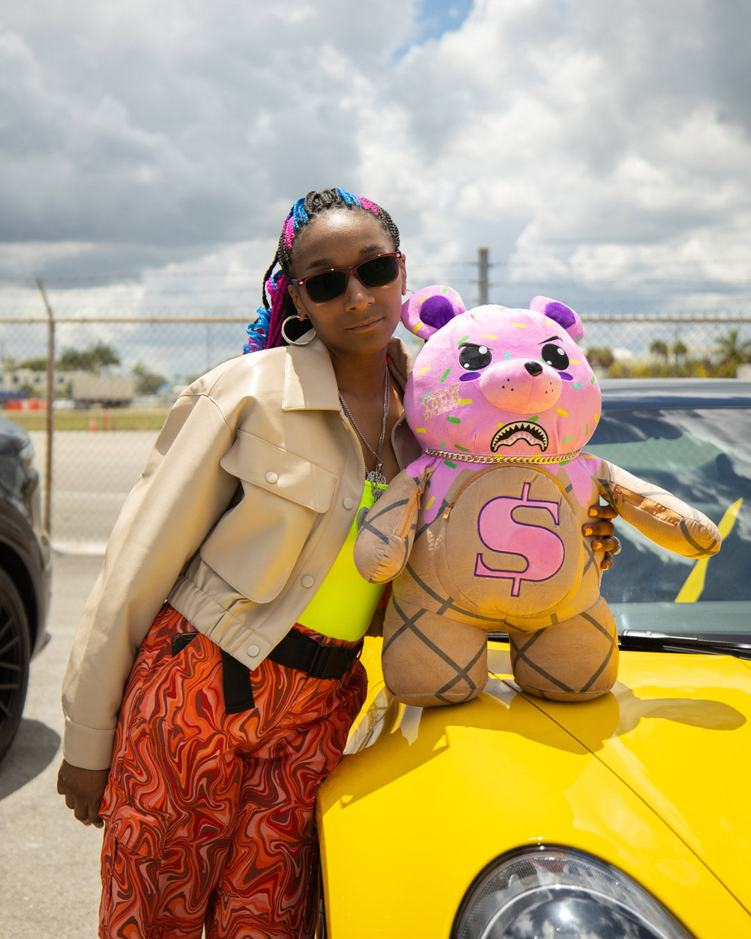 SPRAYGROUND I SCREAM MONEYBEAR TEDDYBEAR BACKPACK