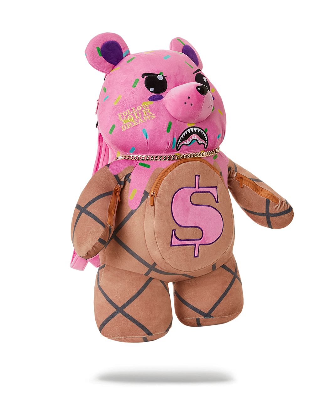 SPRAYGROUND I SCREAM MONEYBEAR TEDDYBEAR BACKPACK