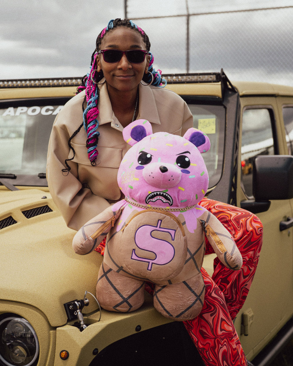 SPRAYGROUND I SCREAM MONEYBEAR TEDDYBEAR BACKPACK