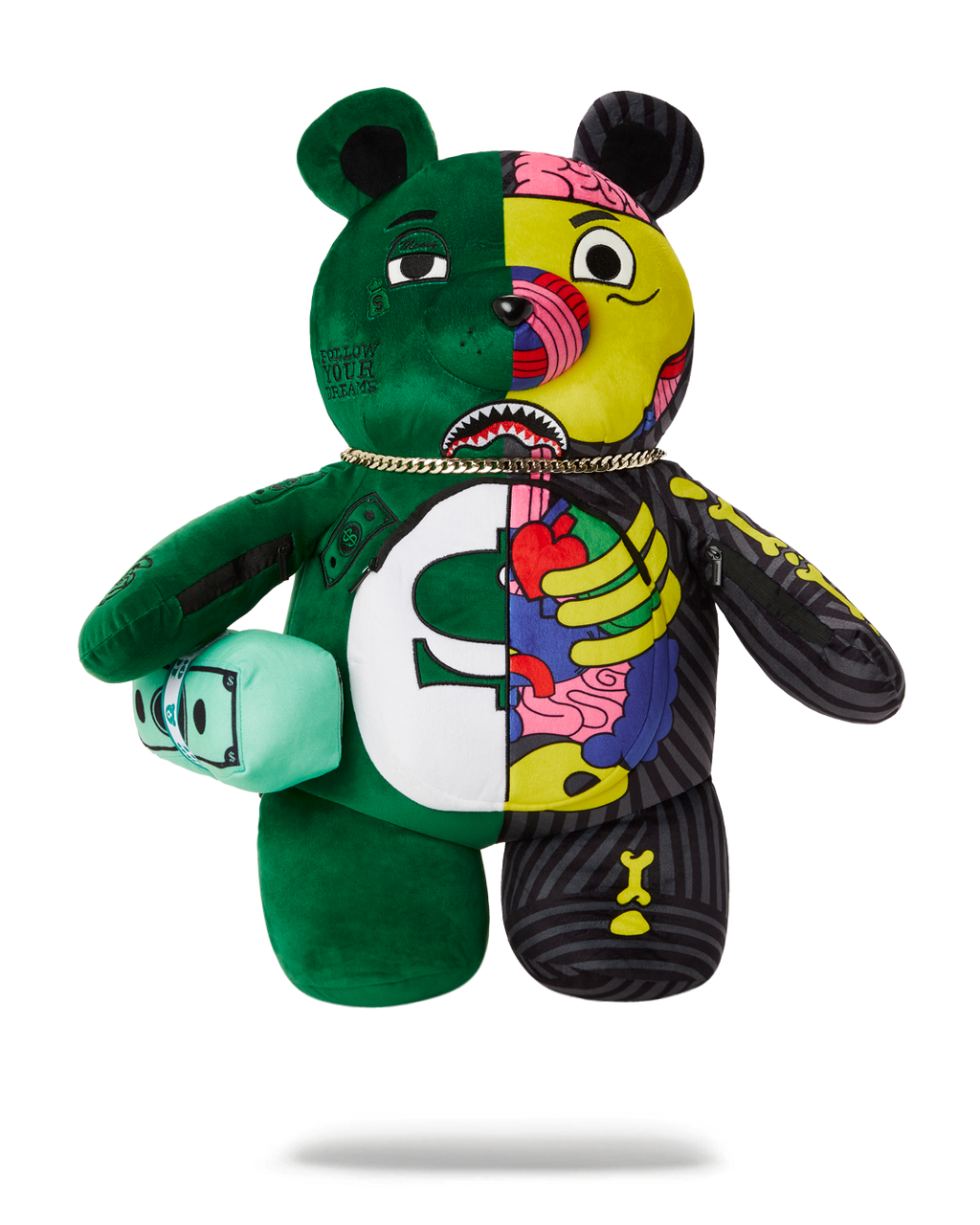 SPRAYGROUND YOUNG X-RAY MONEYBEAR TEDDYBEAR BACKPACK
