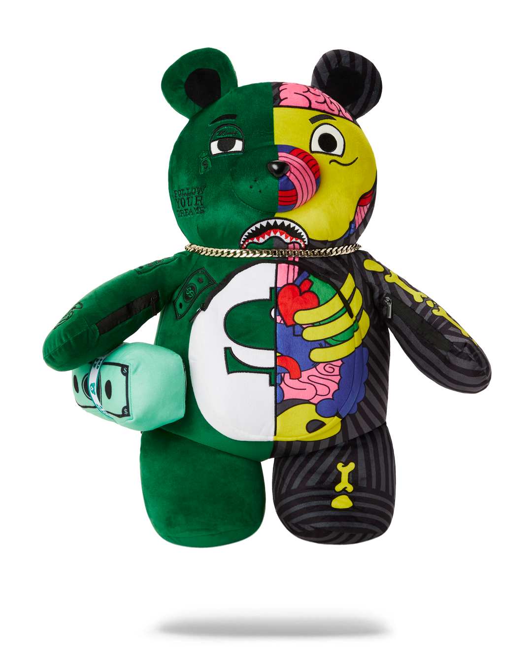 SPRAYGROUND YOUNG X-RAY MONEYBEAR TEDDYBEAR BACKPACK
