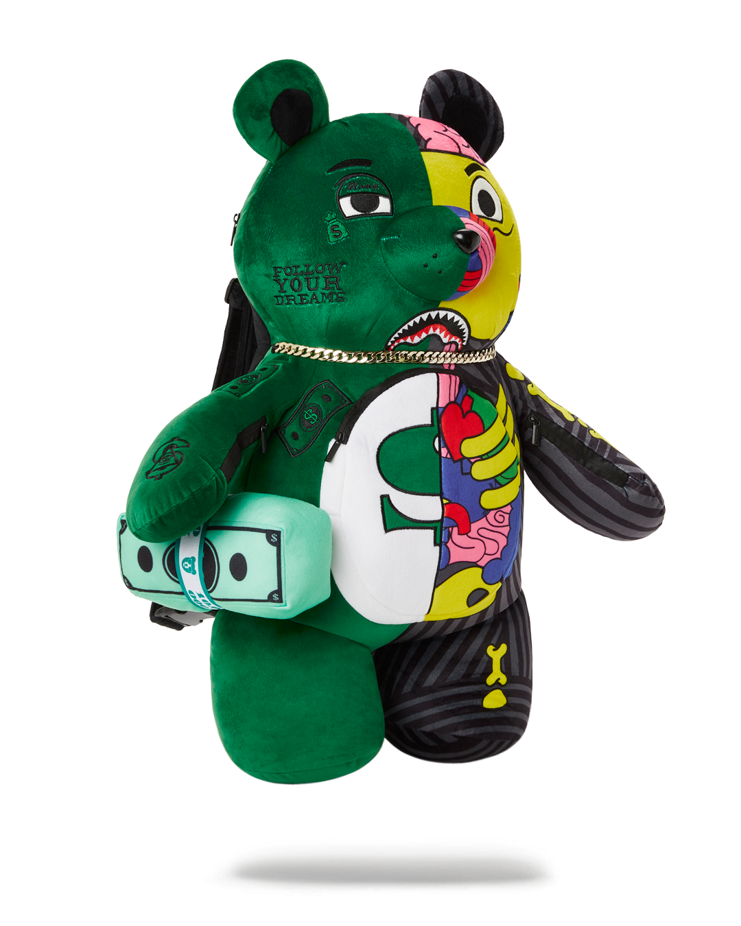 SPRAYGROUND YOUNG X-RAY MONEYBEAR TEDDYBEAR BACKPACK