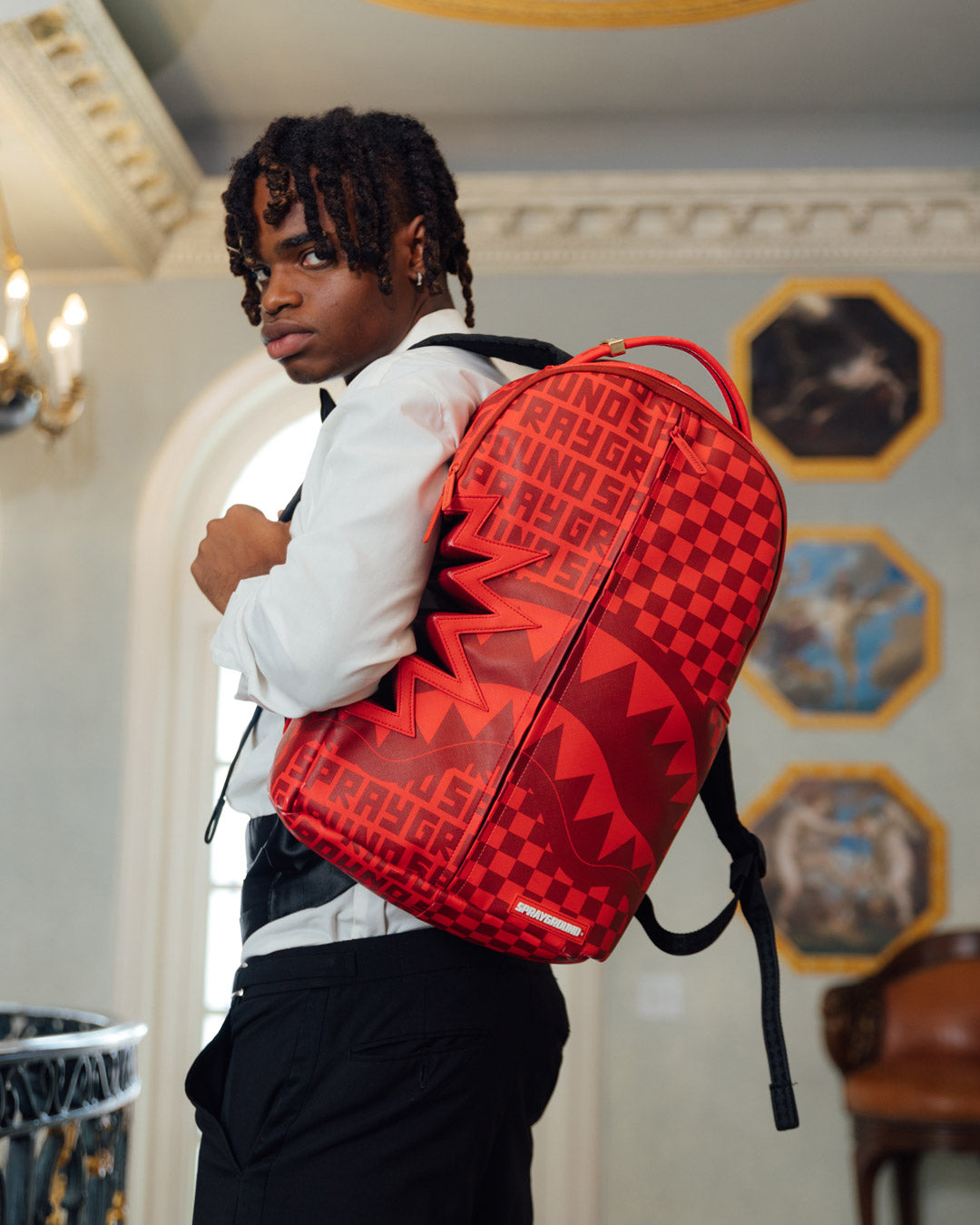 SPRAYGROUND SHARK BITE INFARED BACKPACK (DLXV)