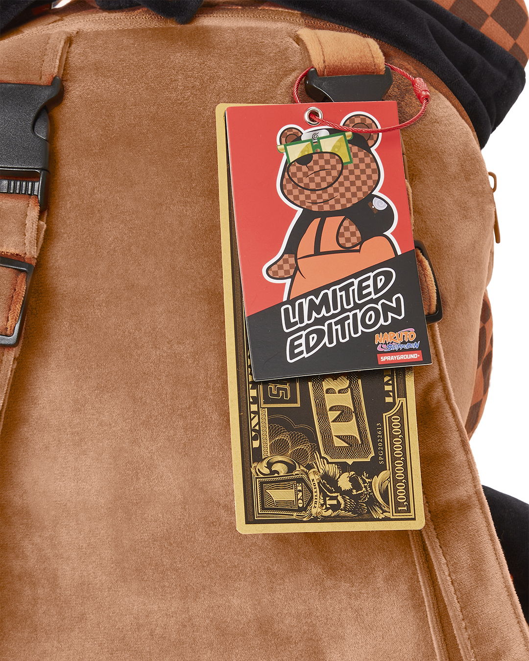 SPRAYGROUND NARUTO MONEYBEAR TEDDYBEAR BACKPACK