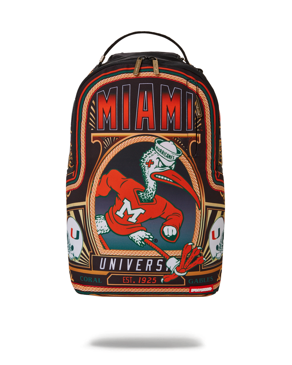 SPRAYGROUND UNIVERSITY OF MIAMI BACKPACK (DLXR)