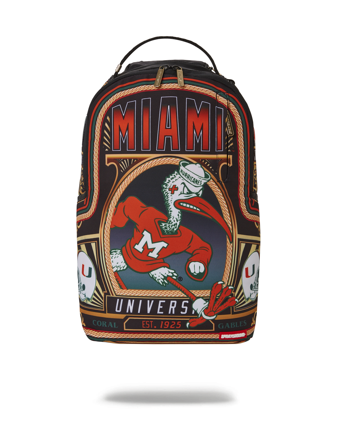 SPRAYGROUND UNIVERSITY OF MIAMI BACKPACK (DLXR)